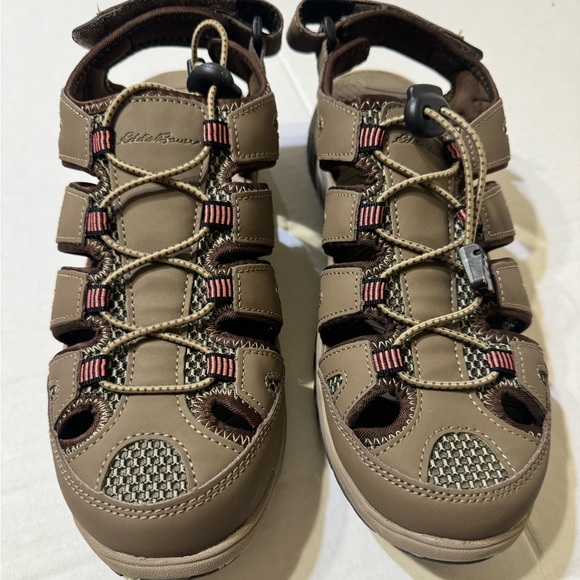EDDIE BAUER WOMENS BLAKELY BROWN SANDALS. LIKE NEW! OUTDOORS, WALKING, BEACH - Picture 7 of 15